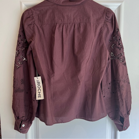 St. Roche Darcy Blouse in Raisin - Picture 2 of 6